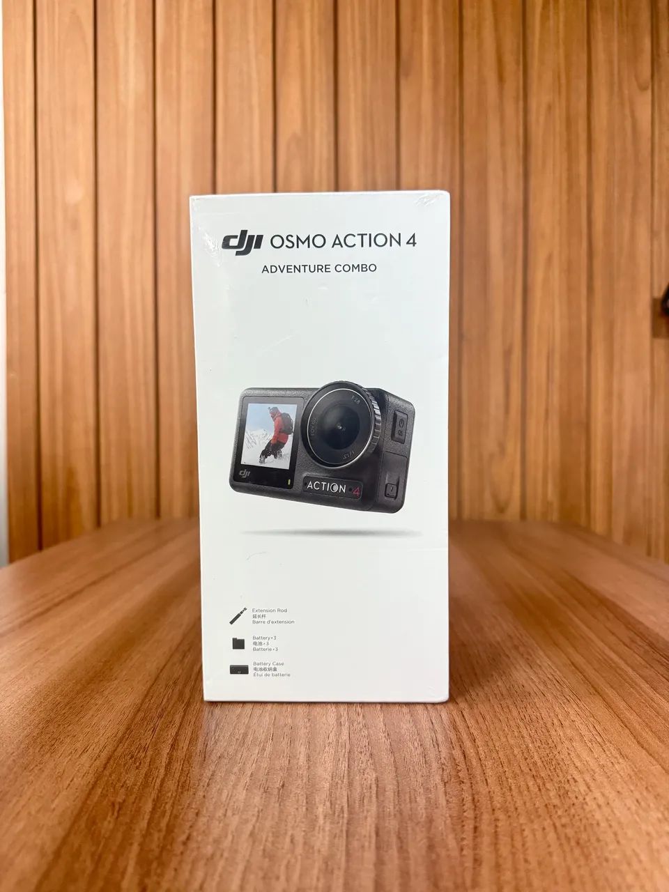 Câmera DJI Osmo Action 4 Adventure Combo 4K/120FPS