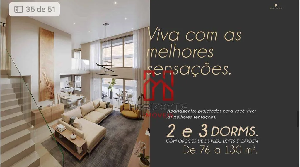 Apartamento com 2 dormitórios à venda, 77 m² por R$ 1.128.205,26 - Cacupé - Florianópolis/