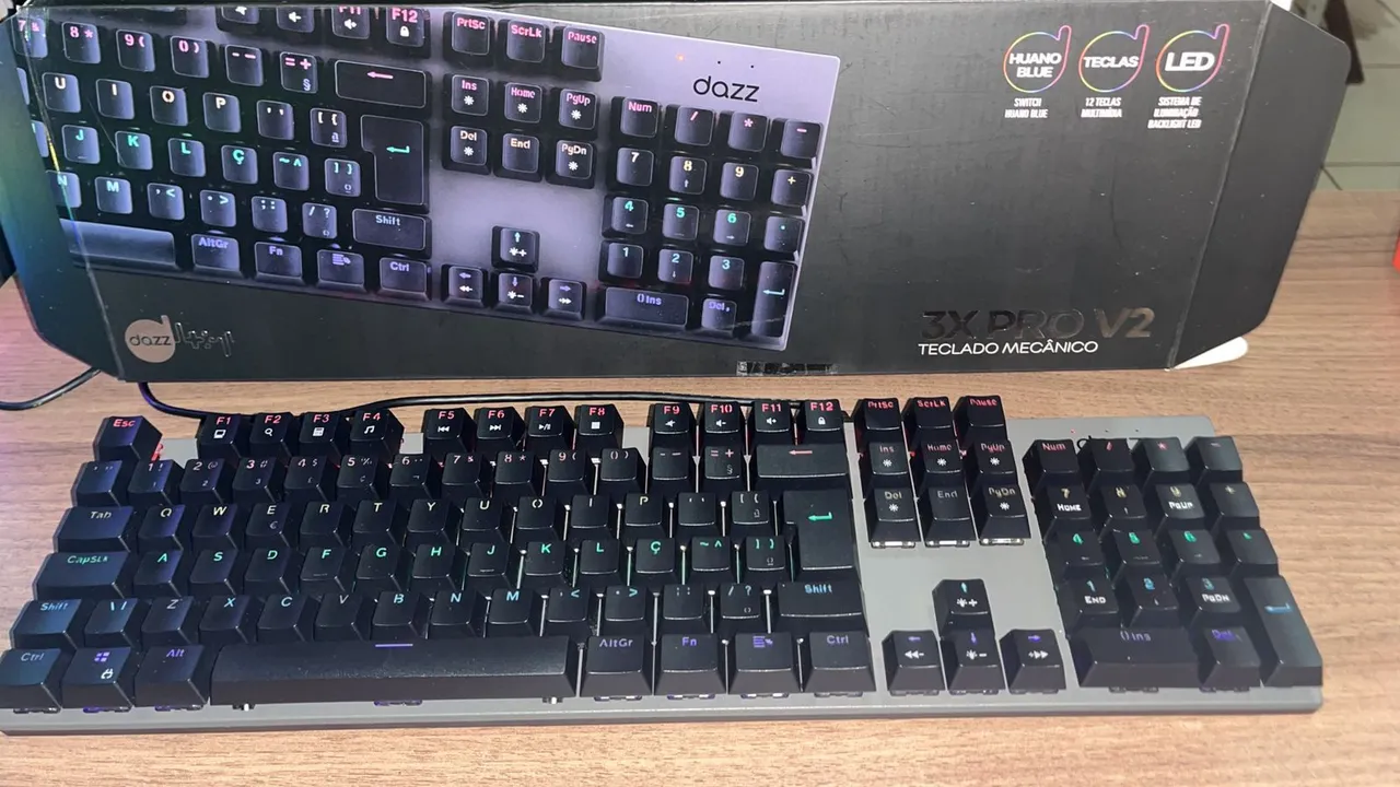 Teclado Mecânico Gamer Dazze 3X Pro V2
