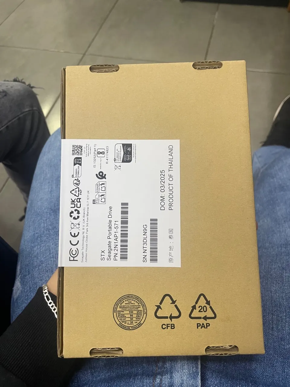 HD Externo Seagate 1TB - Novo