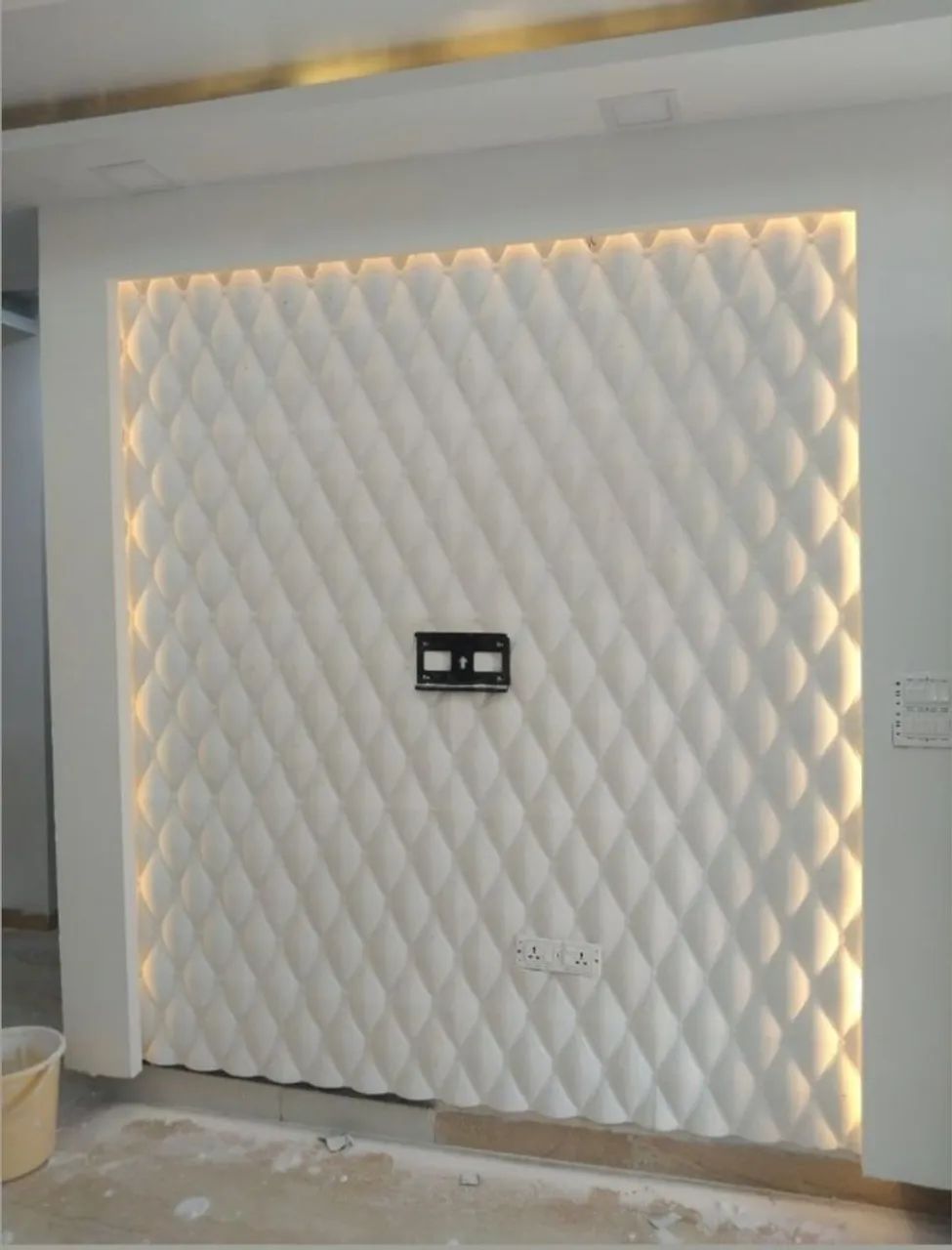 Placa de gesso 3d para decoração de ambientes  - Foto 3