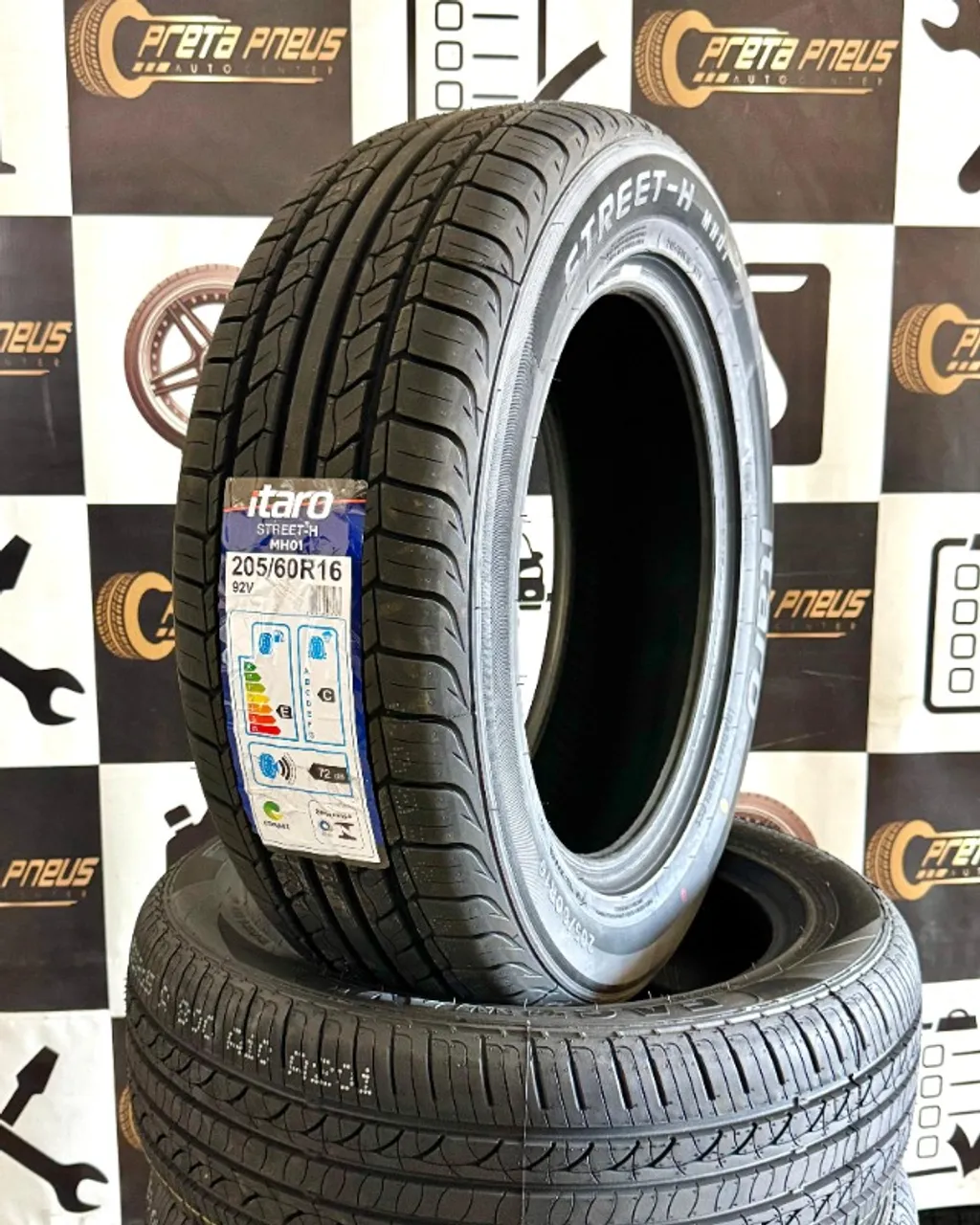 Pneu 205/60R16 Itaro Novo Original Honda Civic Nissan Kicks Jetta