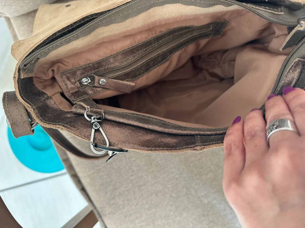 Bolsa de Couro Dora Lis - Foto 3