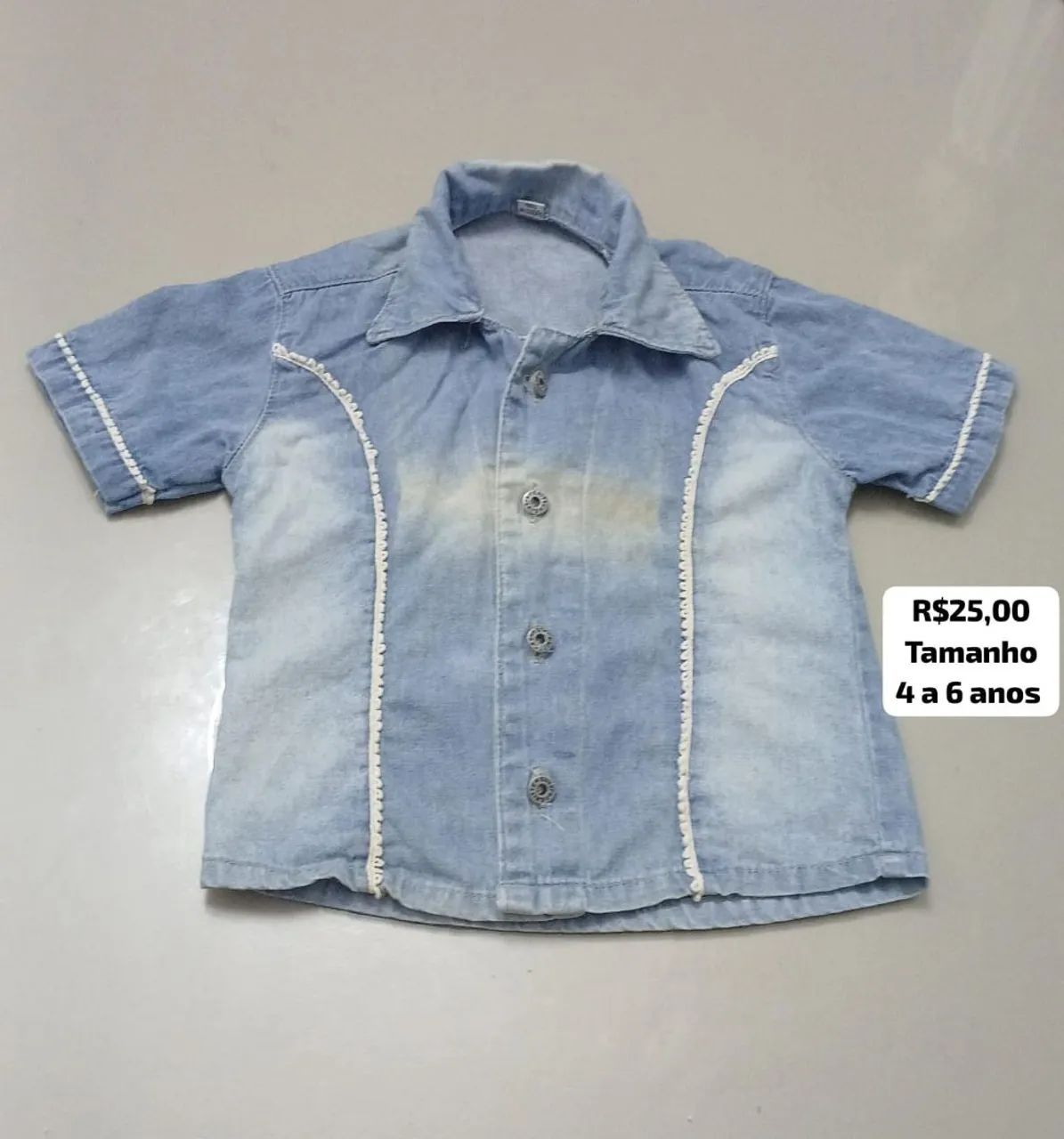 Blusas infantil jeans - Foto 2