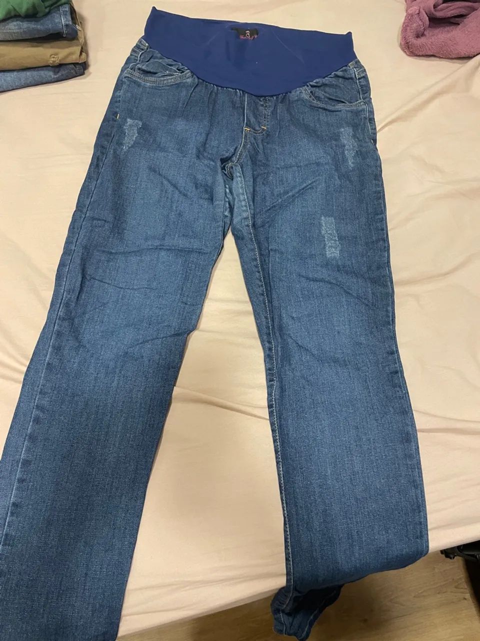 Lote com Shorts e calças Jeans Gestante - Conforto e Estilo! - Foto 4