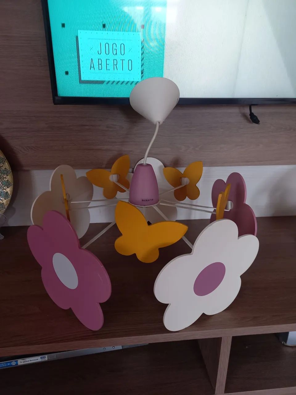 Luminária Infantil Decorativa Philips - Flores e Borboletas