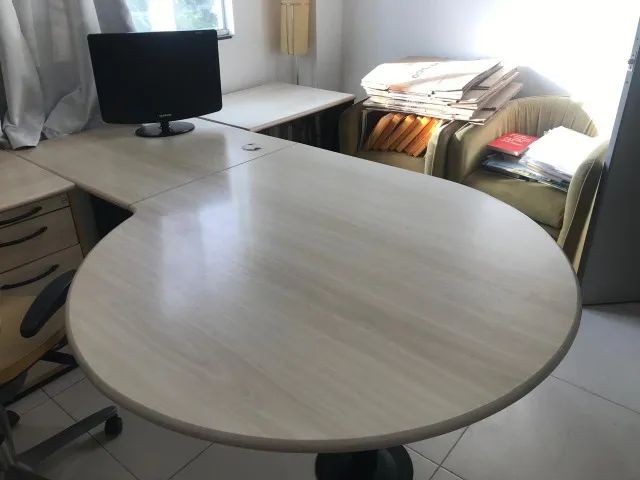 Estação de Trabalho GIROFLEX c/ Ilha Circular. Um Clássico do Mobiliário Corporativo - Foto 3
