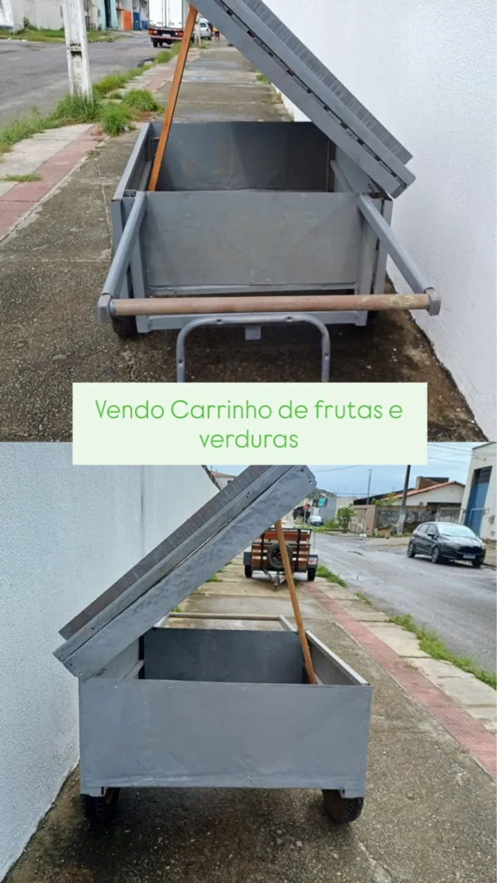 Carrinho de frutas e verduras