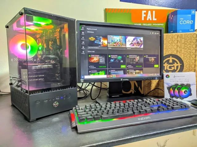 Pc Gamer + Monitor 24pl Gta 5 Csgo Cod warzone - Foto 2