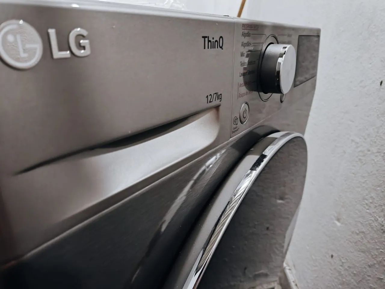 Máquina de Lavar LG ThinQ 12/7kg - NUNCA USADA  - Foto 5