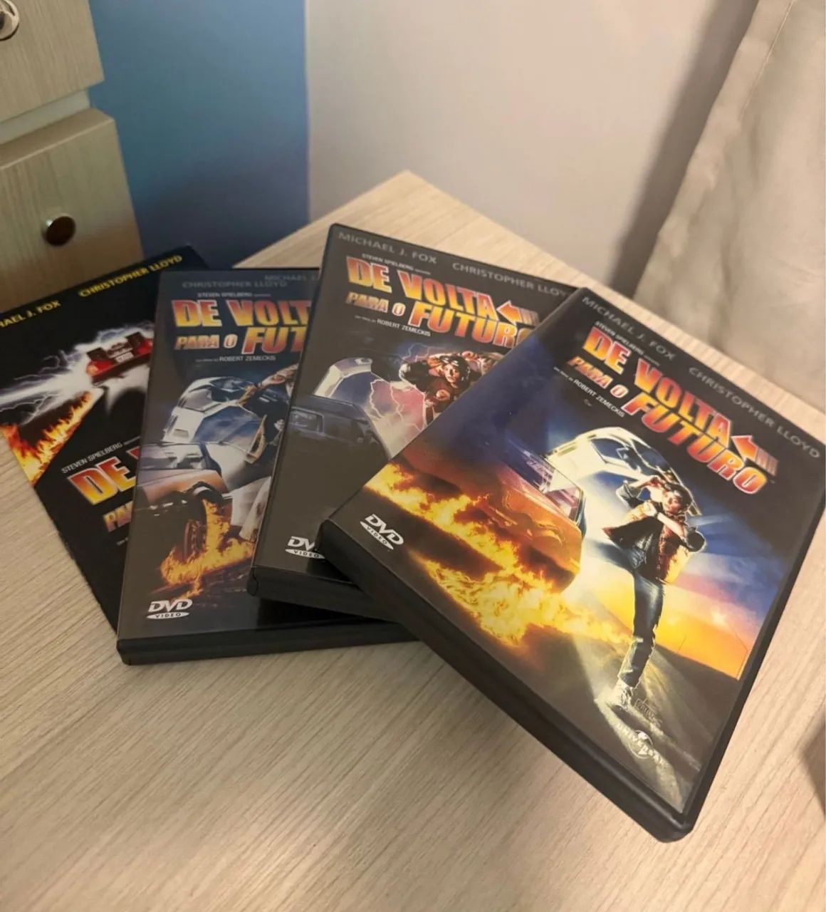 dvd trilogia de volta para o futuro