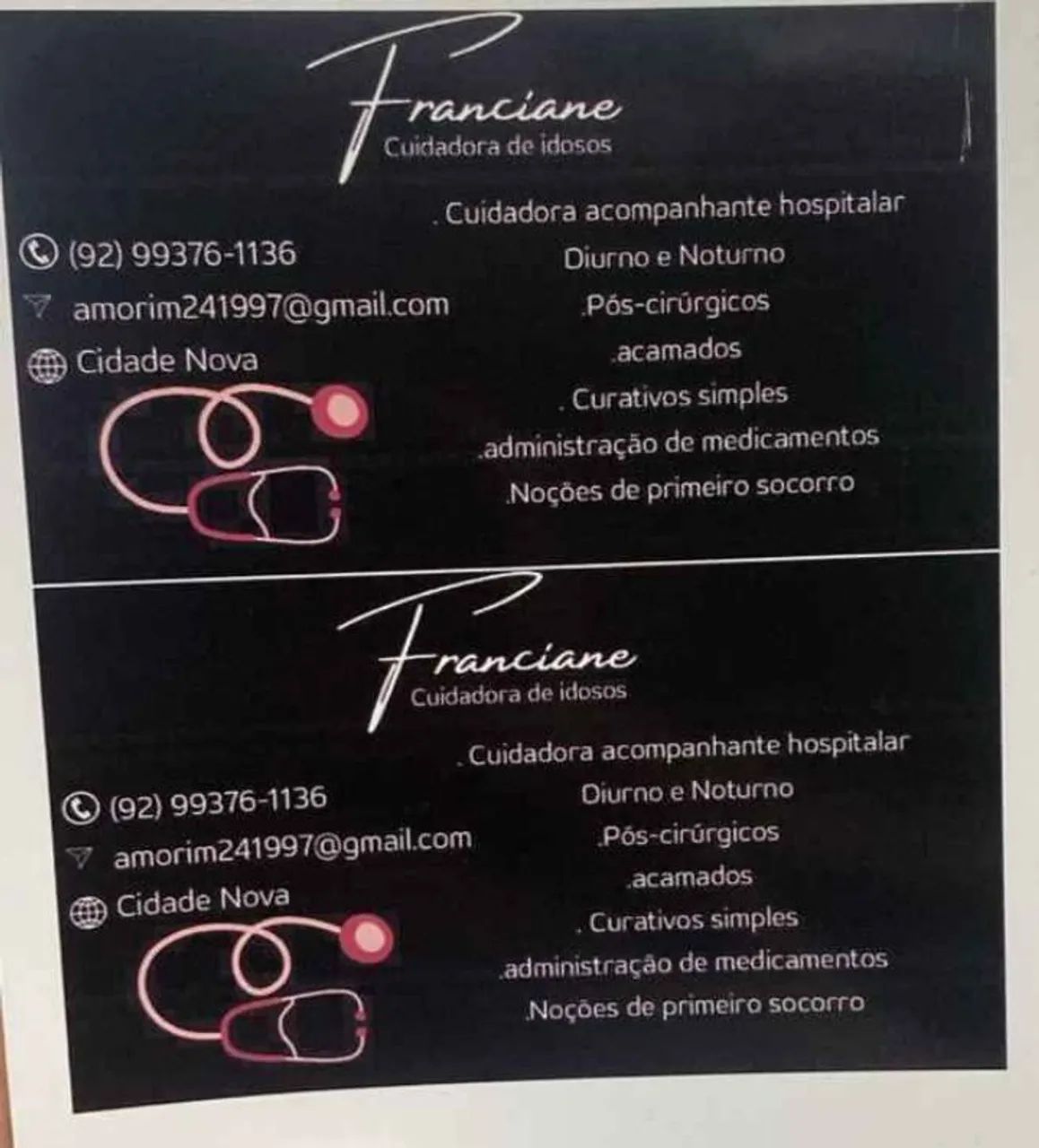 Cuidadora e acompanhante hospitalar. - Foto 2