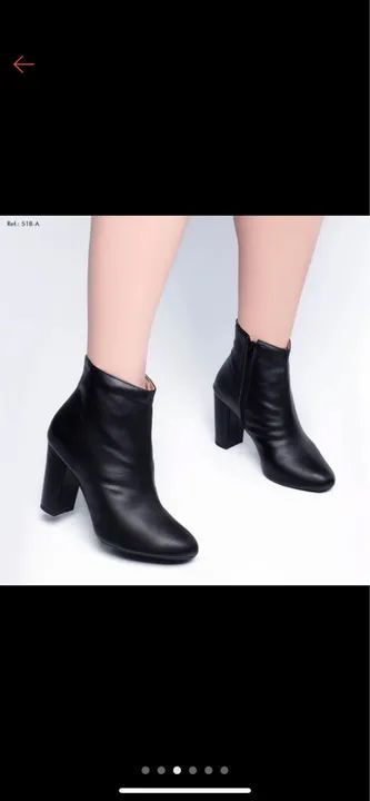 Botas de cano curto pretas - Foto 2