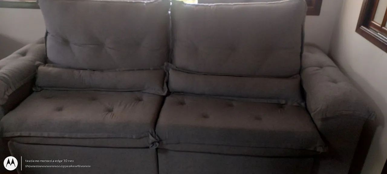  Sofá modular escuro novo  - Foto 3