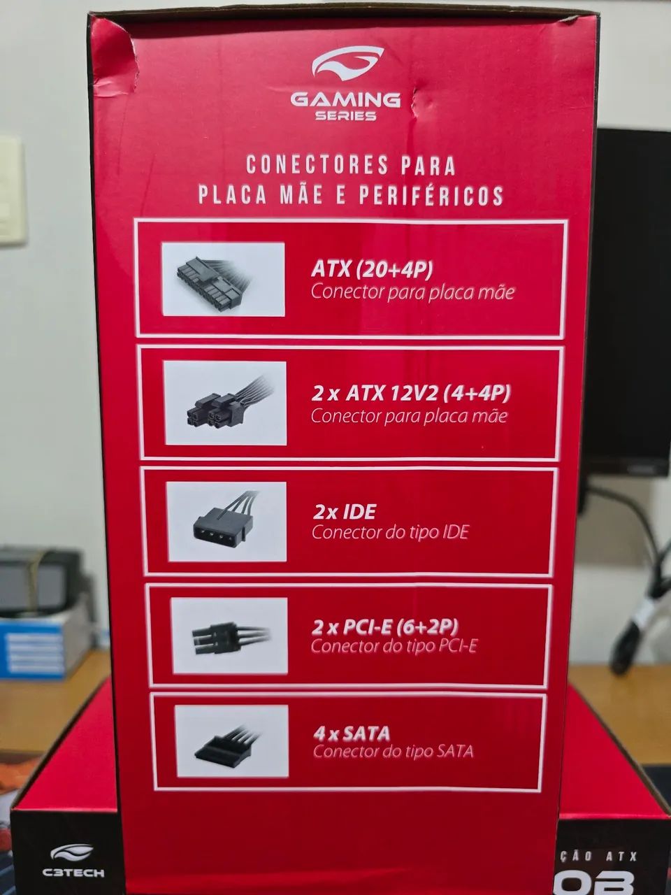 Fonte Game ATX 500W PS-G500B 80Plus Bronze C3Tech - Foto 3