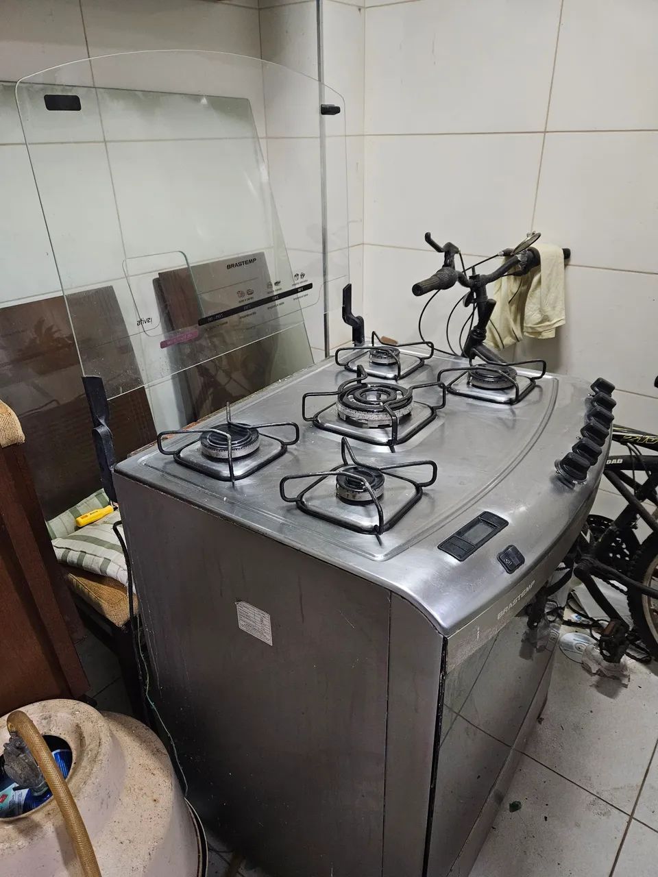 Fogão Brastemp 5 Bocas com Forno - Foto 4