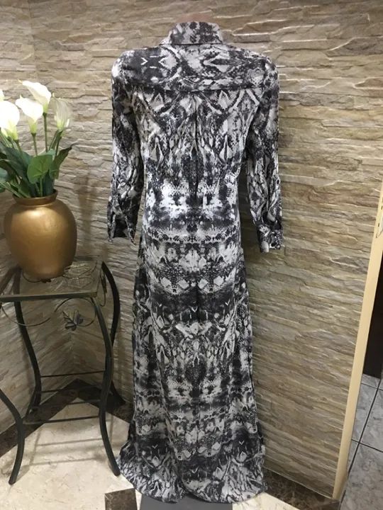 Vestido Longo Estampado TVZ - Foto 4
