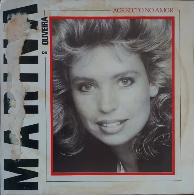 Lp Disco de Vinil Gospel Evangélico Marina De Oliveira - Acredito No Amor - com encarte