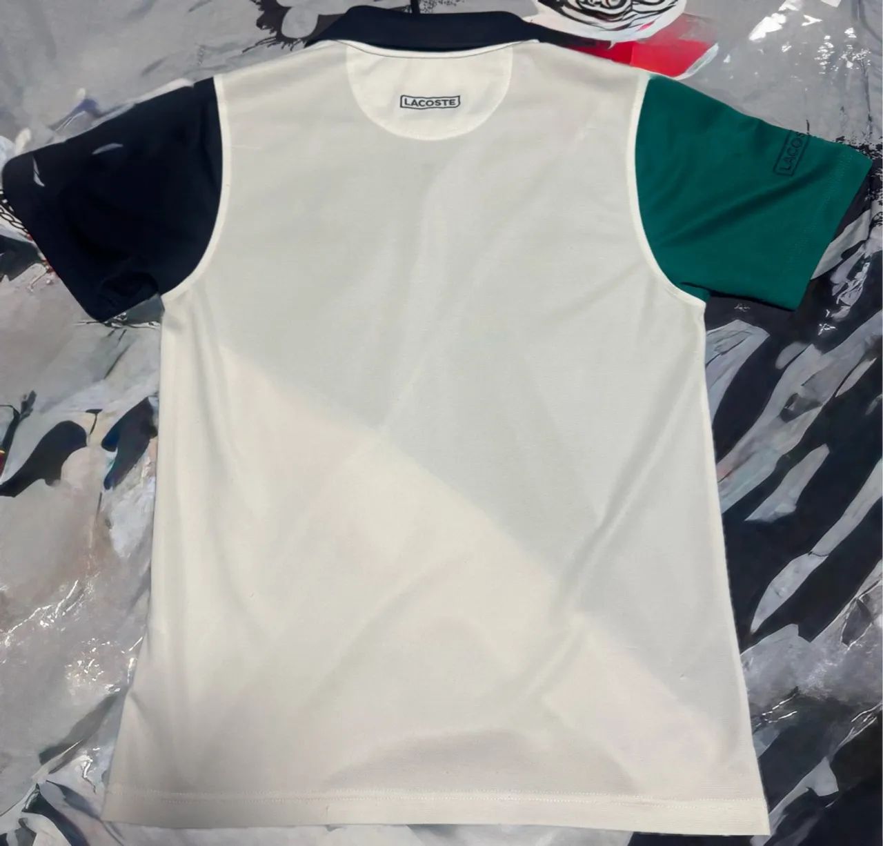 Camisa Polo Lacoste Color Block - Foto 2