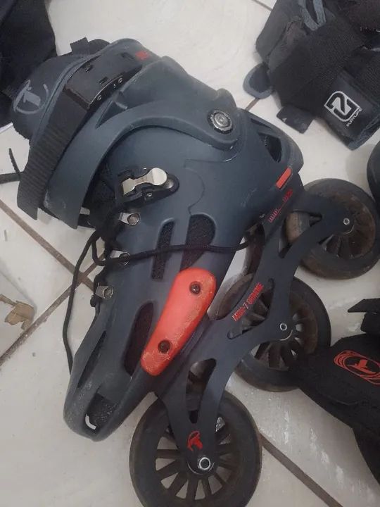 Patins traxart freestyle urb 3 rodas  - Foto 4