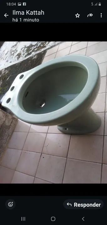 BIDE CELITE NOVO VERDE VALOR 150 BAIRRO BONFIM BH 