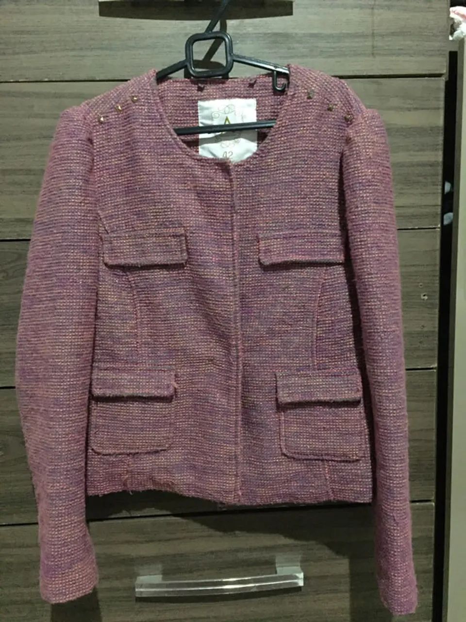 Casaquinho de tweed
