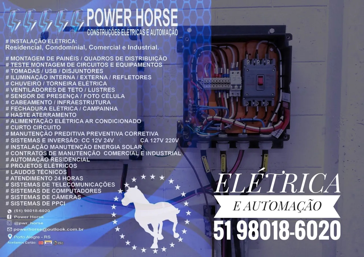 Instalações Elétricas e Automação Residencial Comercial Predial Industrial 
