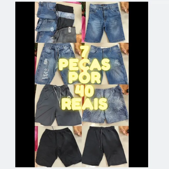 7 peças juntas por 40 reais