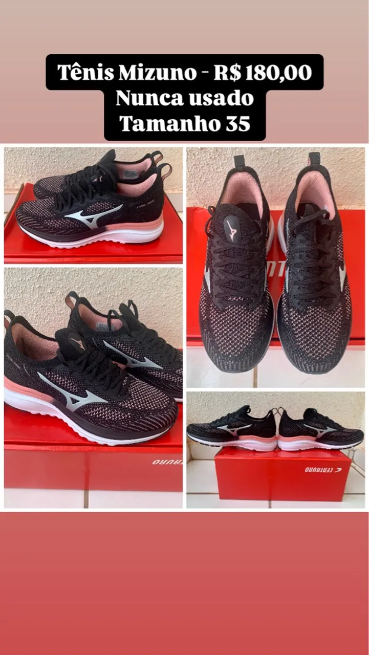 Tênis Mizuno Feminino - Tamanho 35