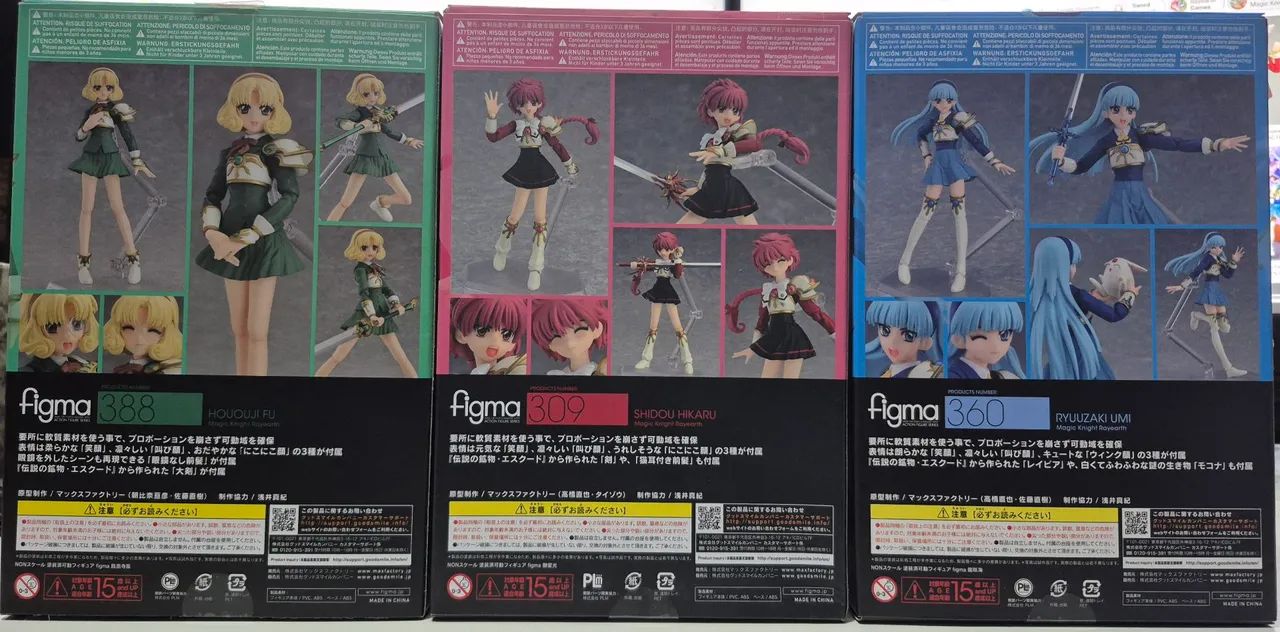 Figma Magic Knight Rayearth Lote Lucy Marine Amy - Foto 2