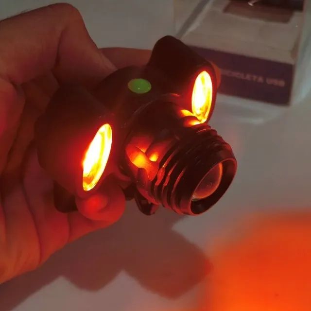 Farol Para Bike Recarregável com Foco Ajustável - Foto 5
