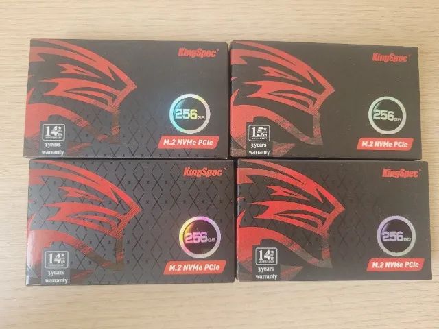 SSD 2.5 NVME Kingspec 256 GB (Novo Original)