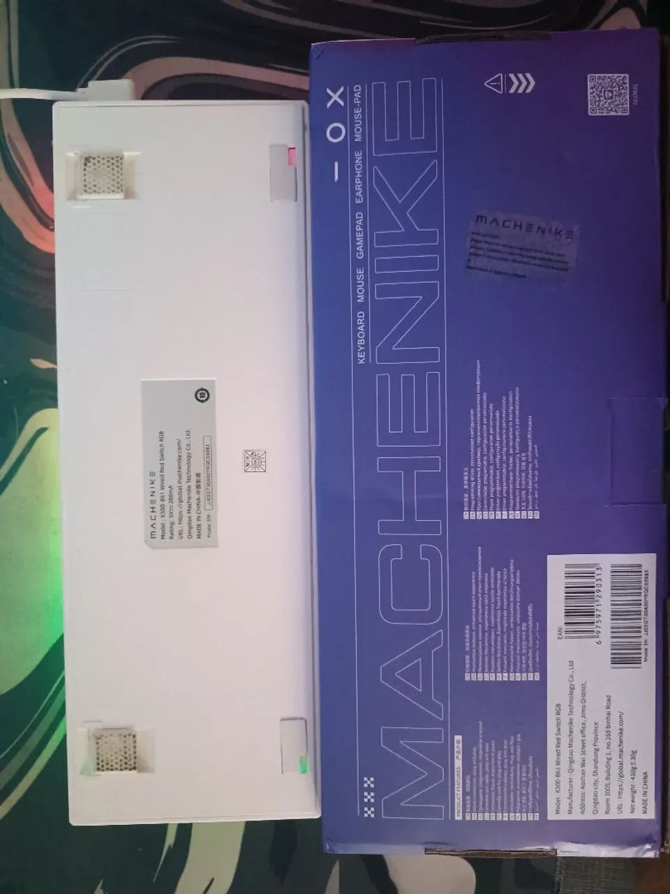 Teclado mecânico machenike k500 60% - Foto 3