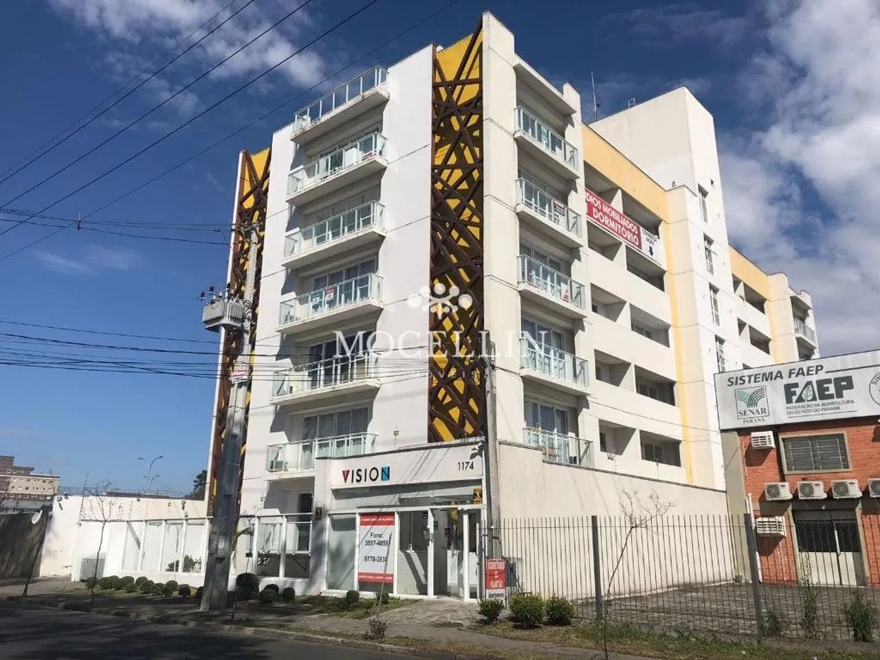 Studios mobiliados para locação no Edifício Vision - Rebouças - Curitiba/PR | Mocellin Imó