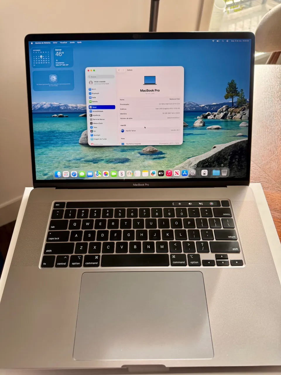 macbook pro 16 2019