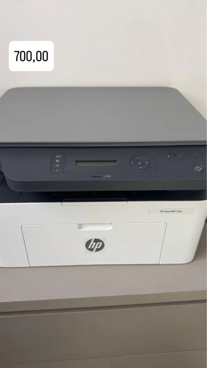 Impressora HP Laser MFP 135w - 700,00