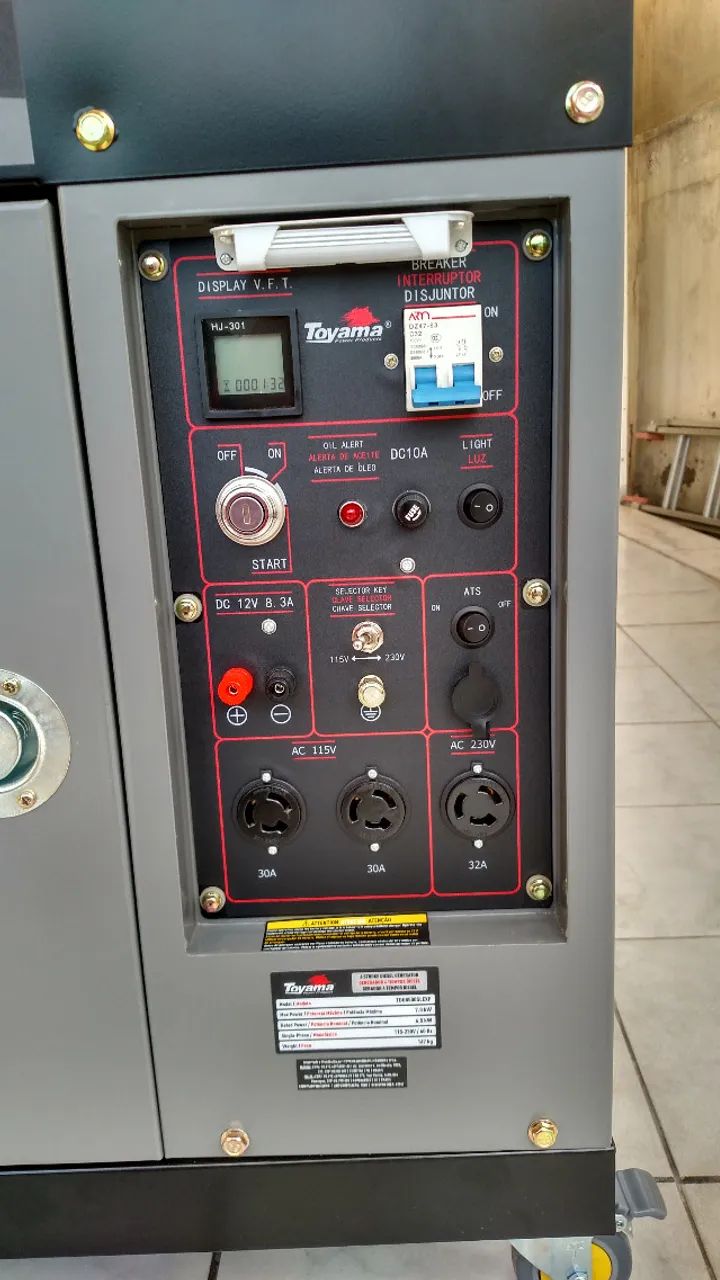 Gerador Toyama Diesel 7KVA - Foto 2