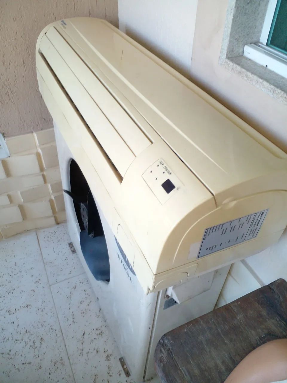 Ar Condicionado 30.000 btu Rotary utopia Hitachi com evaporadora 18 btu Springer maxiflex 