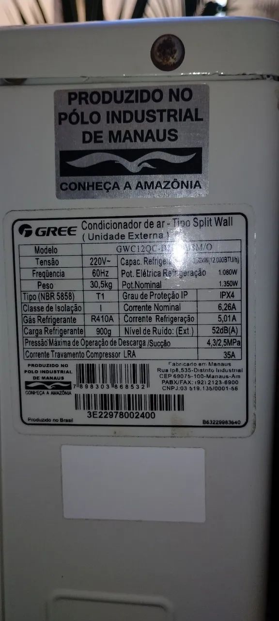 Ar Condicionado Gree 12btus - Foto 5
