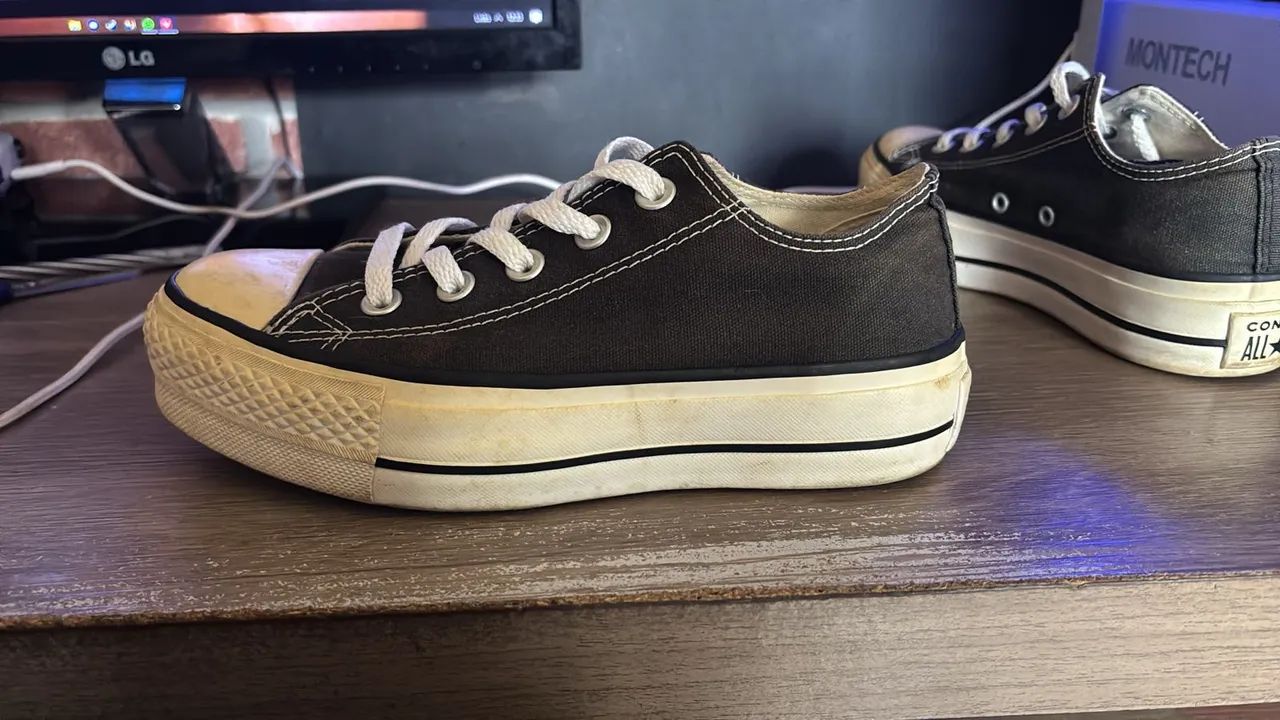 Tênis Converse All Star plataforma - Foto 4
