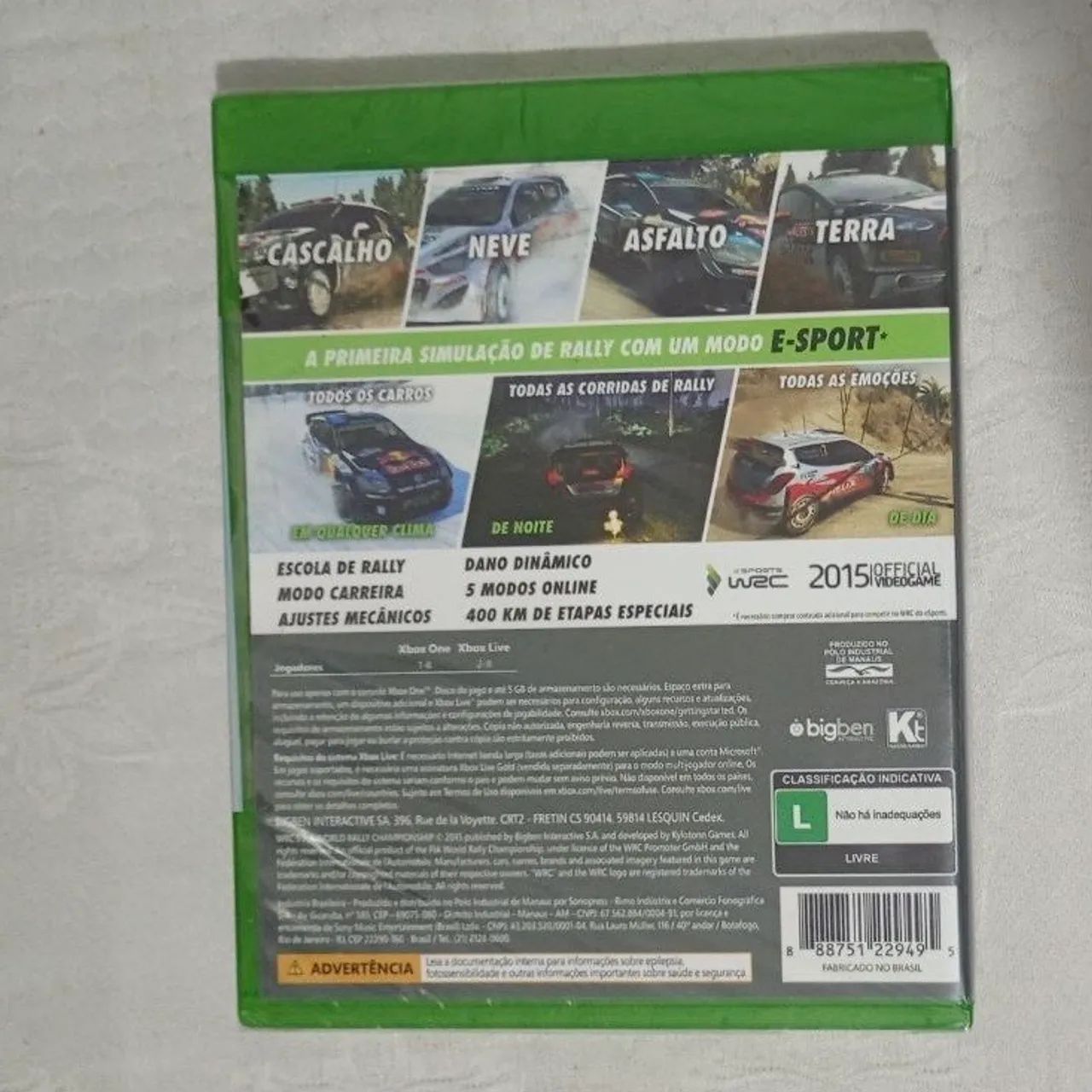 WRC トレカ1BOX 未開封 WRC 5 Xbox One ( Lacrado ) - Mídia Física Original- - Jogos de