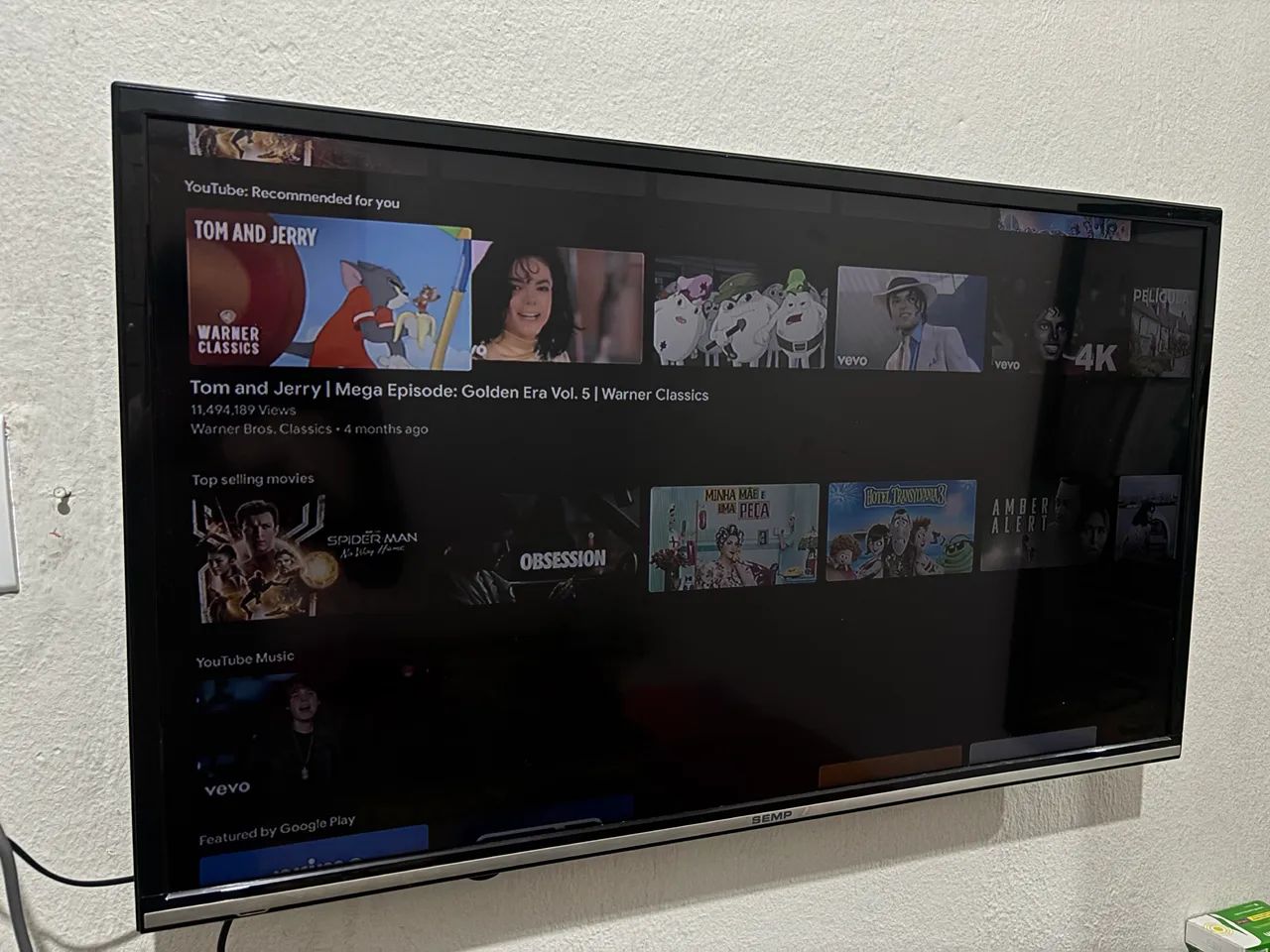 Televisão 39 polegadas, não é smart, 500 reais 