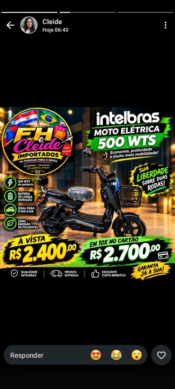Motinha elétrica Interbras 500 w