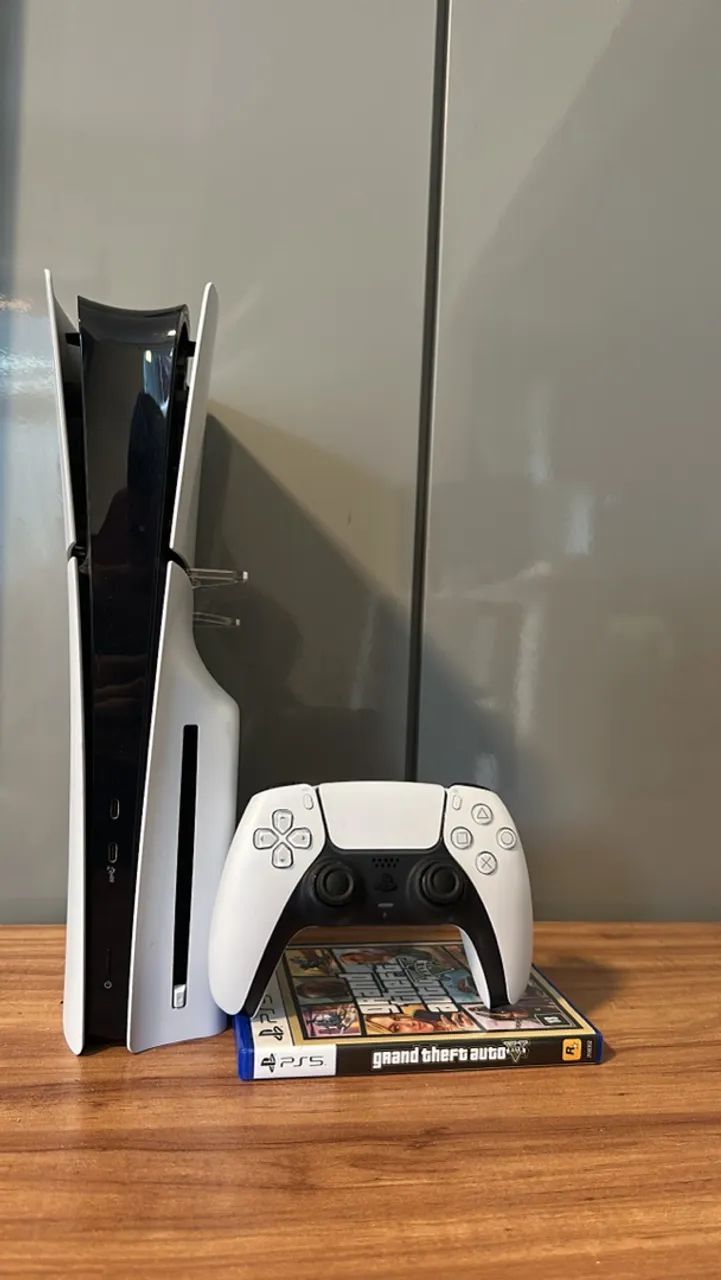 Ps5 Slim com Leitor 1TB , com garantia ! - Foto 3