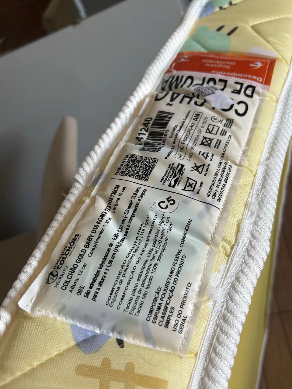 Colchão para berço 