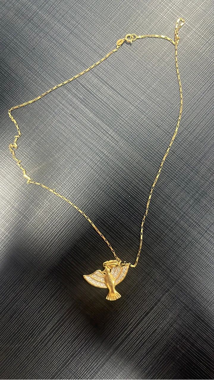 Cordão com pingente de ouro 3.3 gr. - Foto 3