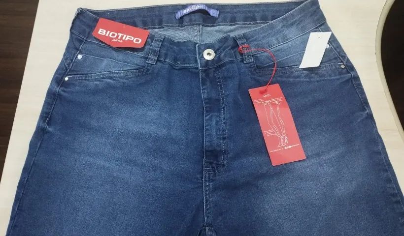 Calça Jeans Feminina Plus Size Biotipo Tam. 52 - Foto 3