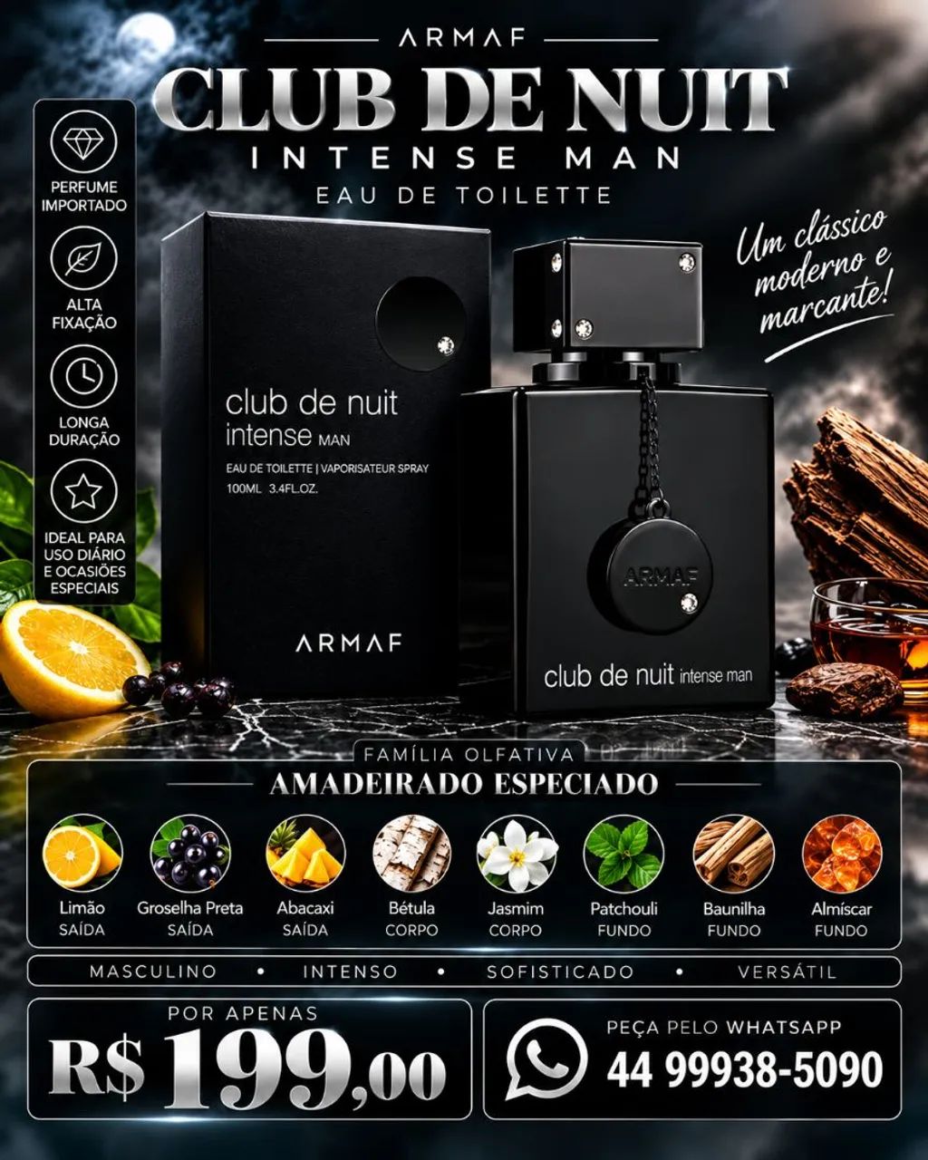 Perfume Árabe Club de Nuit