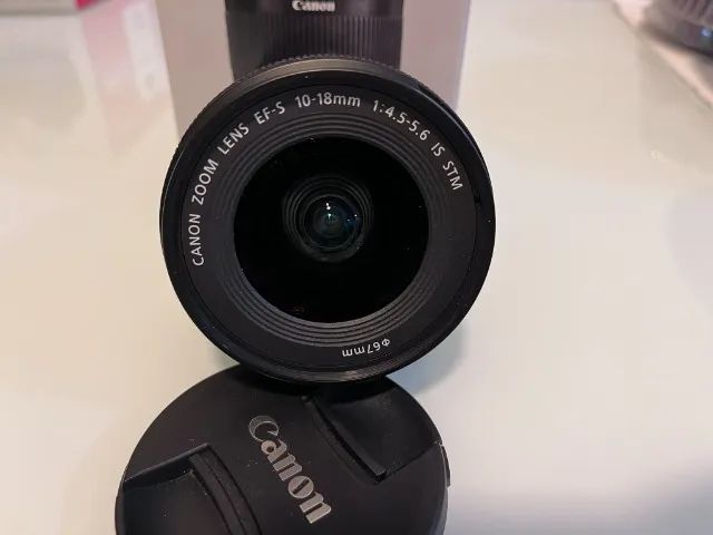Canon EF-S 10-18mm IS STM + caixa original ? excelente estado