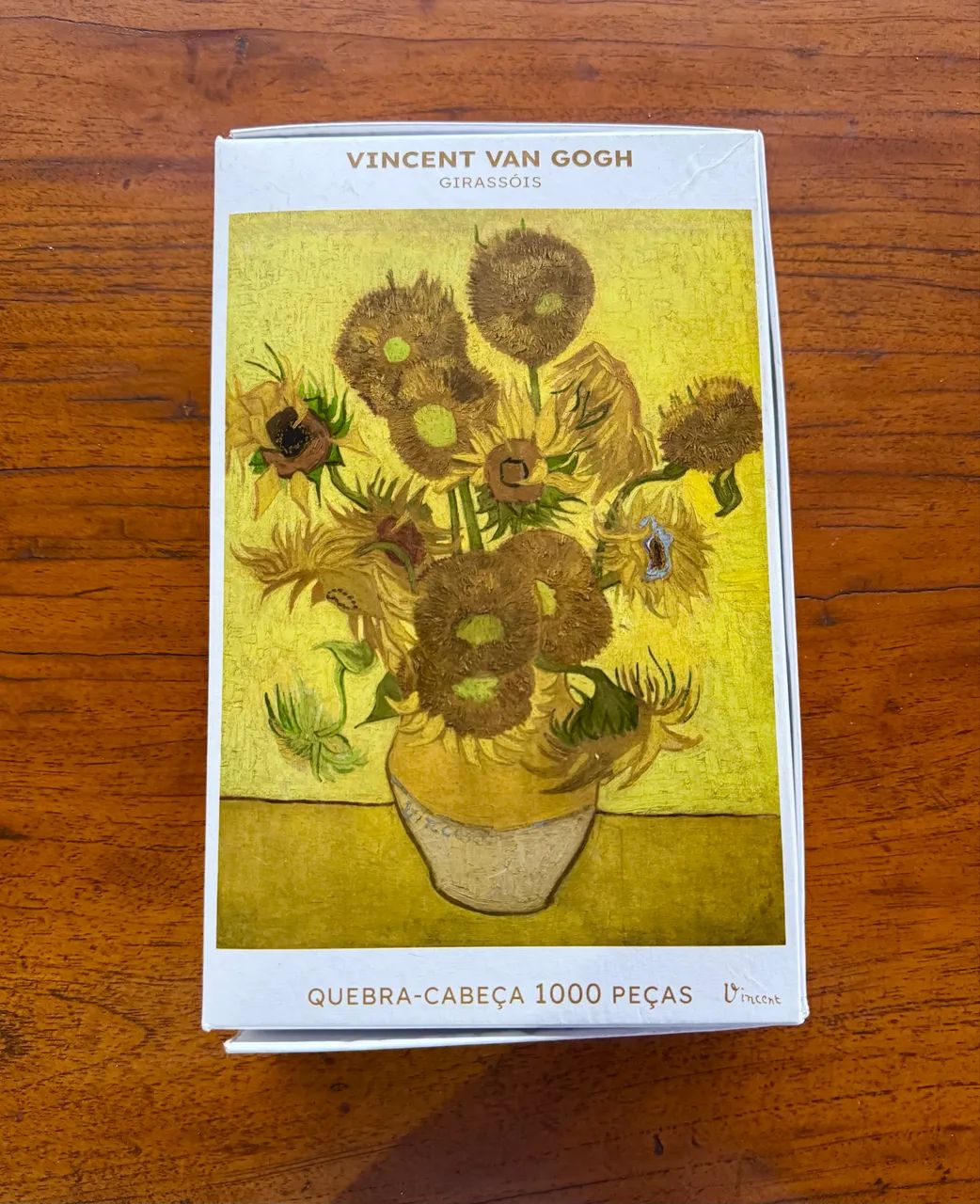 Quebra-cabeça Van Gogh Girassóis 1000 peças Game Office